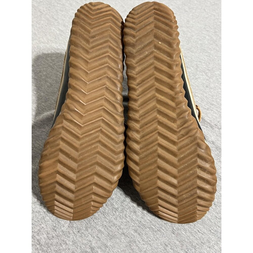 Sorel Out N About Leather Boots Womens Size 9 Brown Black Waterproof Duck Ankle - Picture 12 of 13